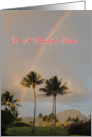 Kauai Rainbow Happy Birthday Father From Daughter card