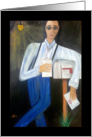 Mailbox Man Love and Romance For Him Fine Art card