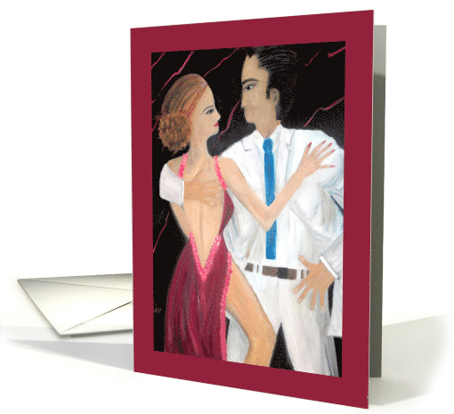 Dance and Romance I Miss You card (1396500)