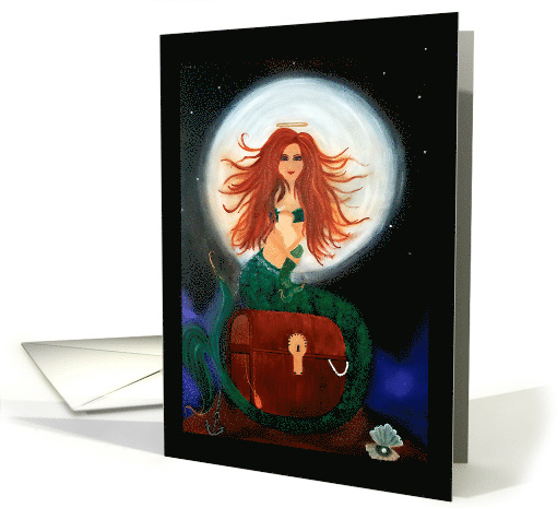 No Greater Treasure Mermaid Mother & Child Happy Mother's Day card
