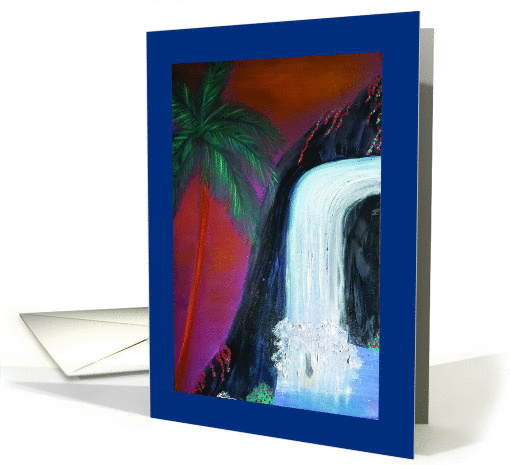 Night Falls On Hawaii I Miss You card (1462980)