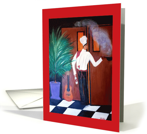 The Chef's In Love Fine Art Love and Romance card (1602770)