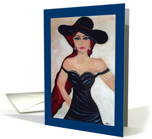 Back In A Hat I MIss You Love and Romance card (1672708)