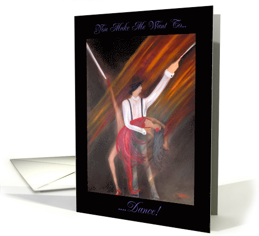 Power Of Dance Invitation to dance recital card (525162)