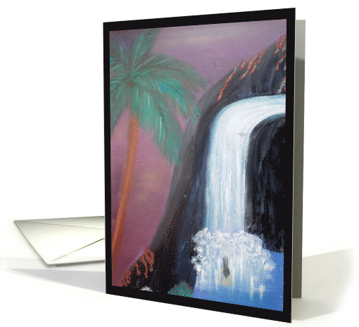 Night Falls On Maui Invitation to party card (525169)