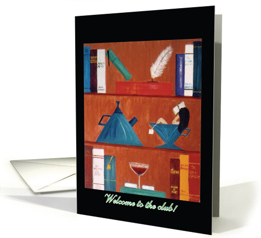 Welcome to the Writers or Book Club Writer's Corner card (711561)