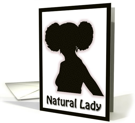 NATURAL LADY card (522702)