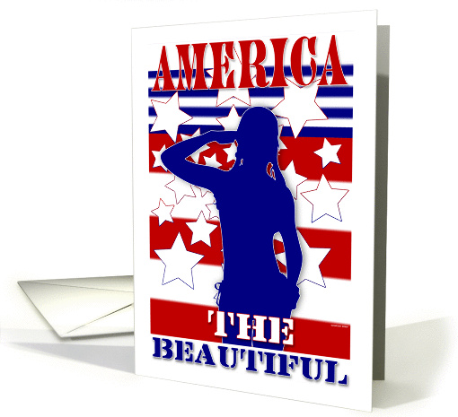 America The Beautiful
 card (522705)