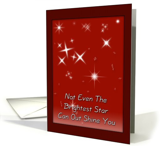 The Brightest Star
 card (523459)