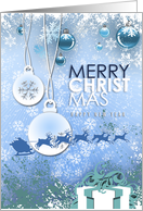 Merry Christmas Happy New Year card