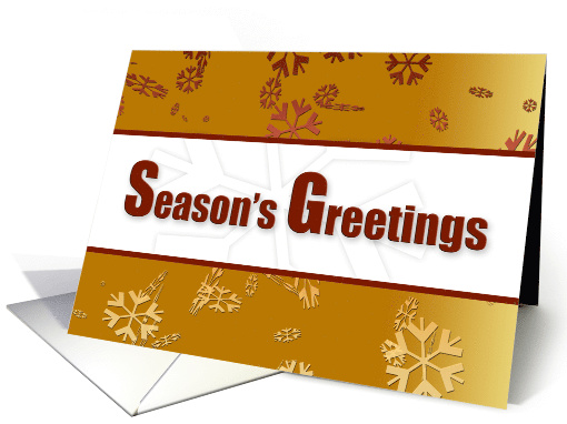 Season's Greetings Family card (534705)