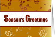 Season’s Greetings Family Card
