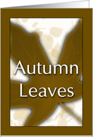 AUTUMN LEAVES