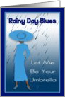Rainy Day Blues card