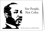 See People, Not Color card