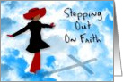 Stepping Out On Faith card