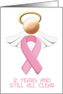 breast cancer awareness 2 years all clear card