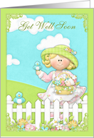 Bumbleberry country girl Get Well Soon Card