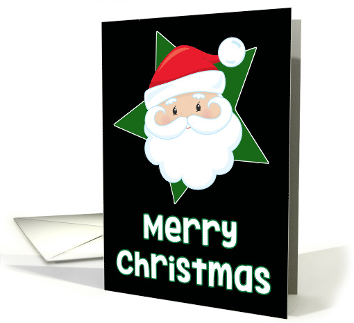 Merry Christmas Santa star Christmas card (1497766)