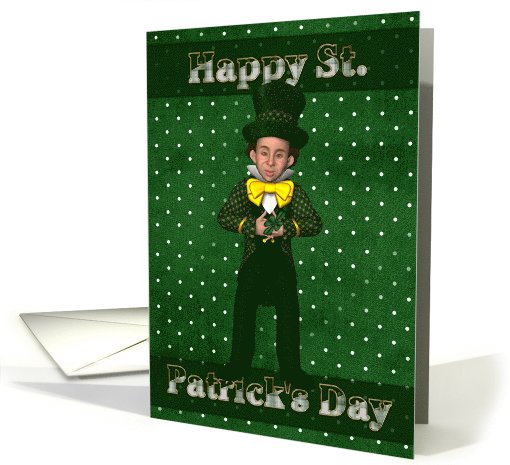 leprechaun happy st.patricks day card (564234)