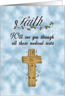 faith will see you through those medical tests card