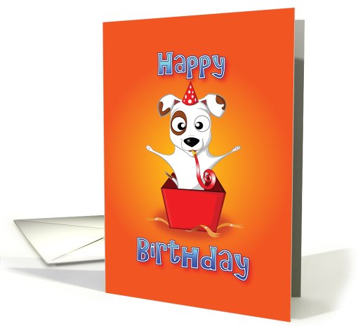 Jack russell terrier - gift box card (523771)