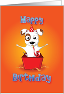 Jack russell terrier - gift box card