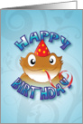 bearded dragon - hat & whistle card