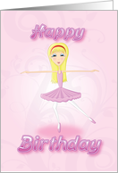 ballerina card