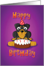 rottweiler - cake card