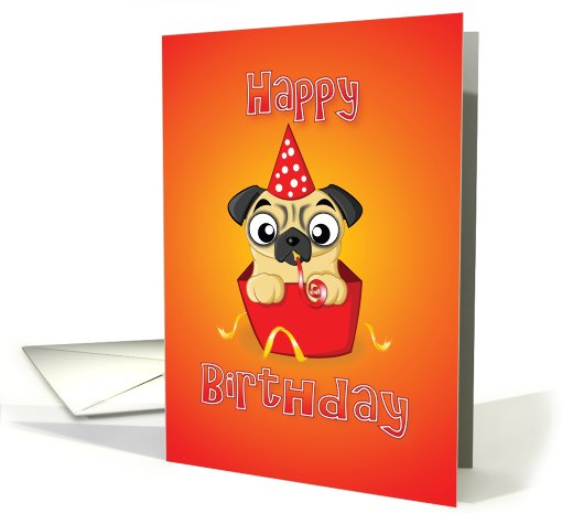 pug - gift card (525611)