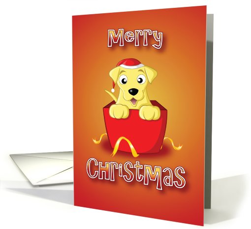 golden labrador - gift card (525624)