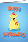 golden labrador - hat & whistle card