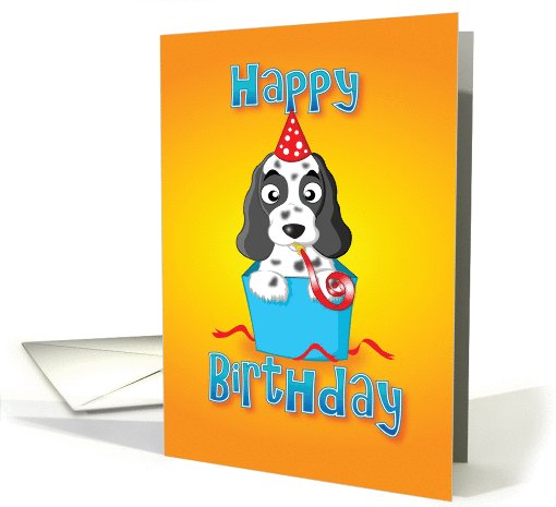 cocker spaniel - gift card (525661)