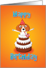 beagle - cake card