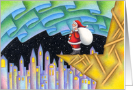 Christmas eve of aurora card