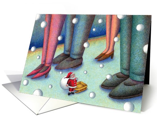 Christmas in the small world card (524109)