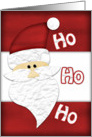 Santa Ho Ho Ho Christmas card