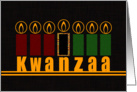 Kwanzaa Seven Candles card