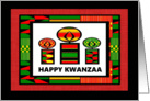 Happy Kwanzaa Candles card
