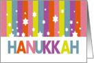 Hanukkah Star Shower card