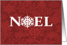 Noel Snowflake card