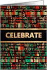 Celebrate Kwanzaa card