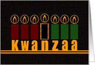 Kwanzaa Seven Candles card