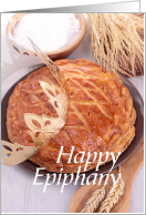Happy Epiphany King Cake card