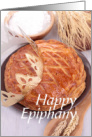 Happy Epiphany King Cake card