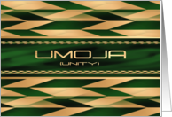 Umoja Kwanzaa Chevron Green card
