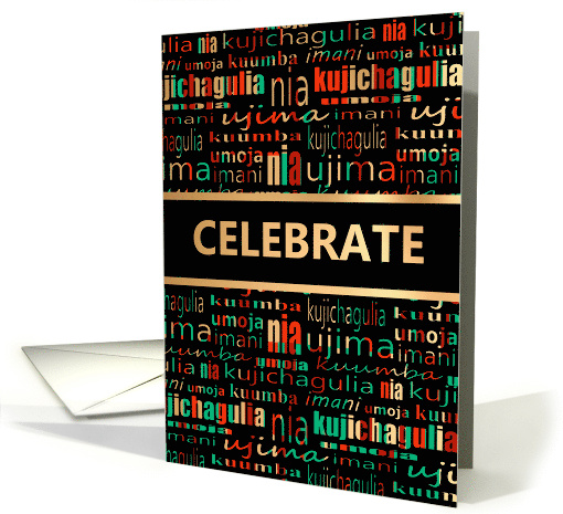 Celebrate Kwanzaa card (1942628)