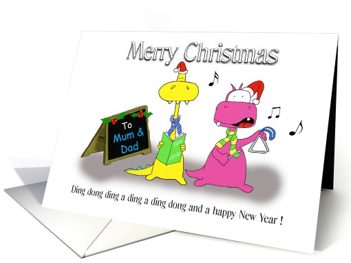 Merry Christmas Mum & Dad card (524481)