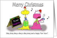 Merry Christmas Daughter card